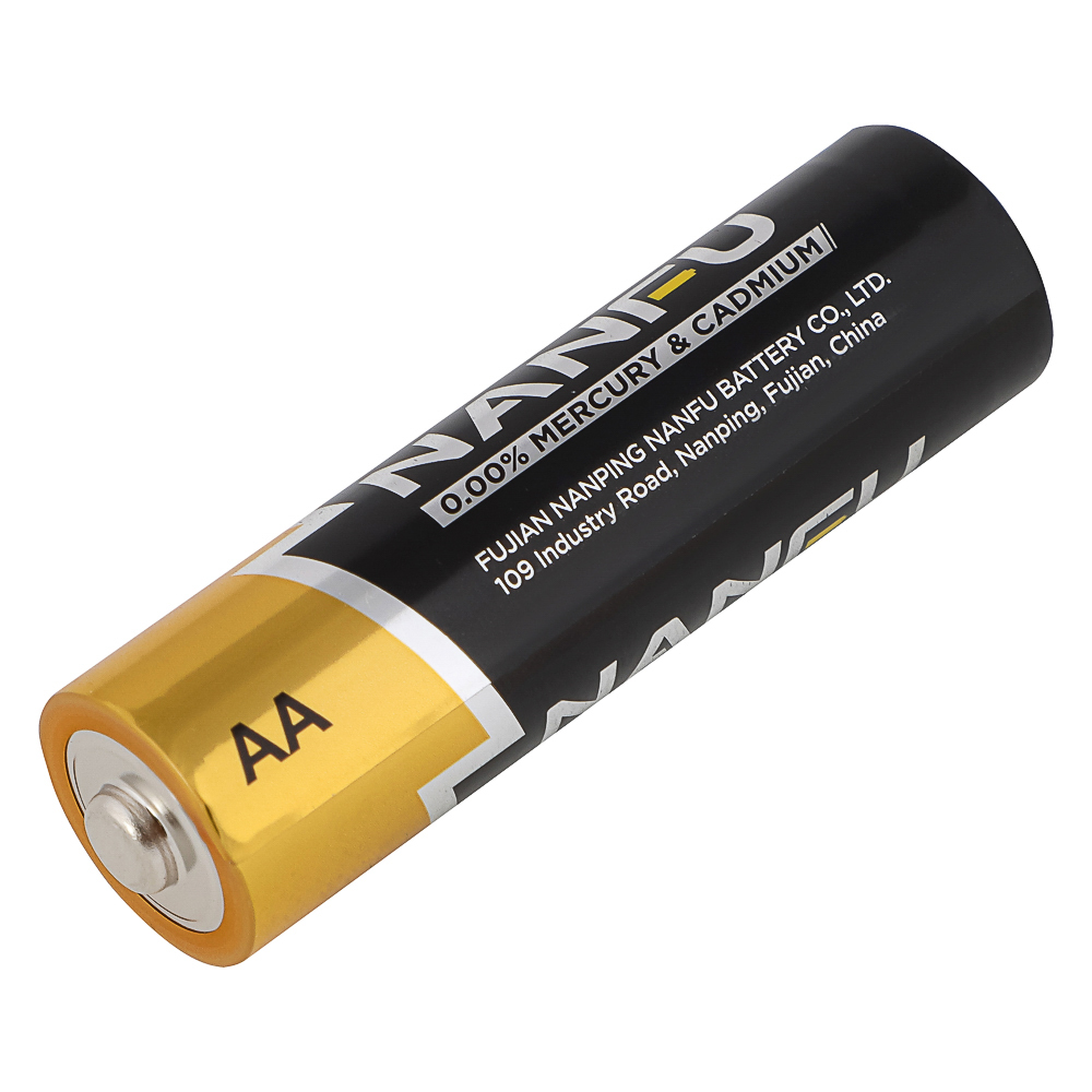 Батарейки AA Nanfu (LR6) 6шт в блистере, щелочные 1.5В, высокой ёмкости, арт.№ 917-140
