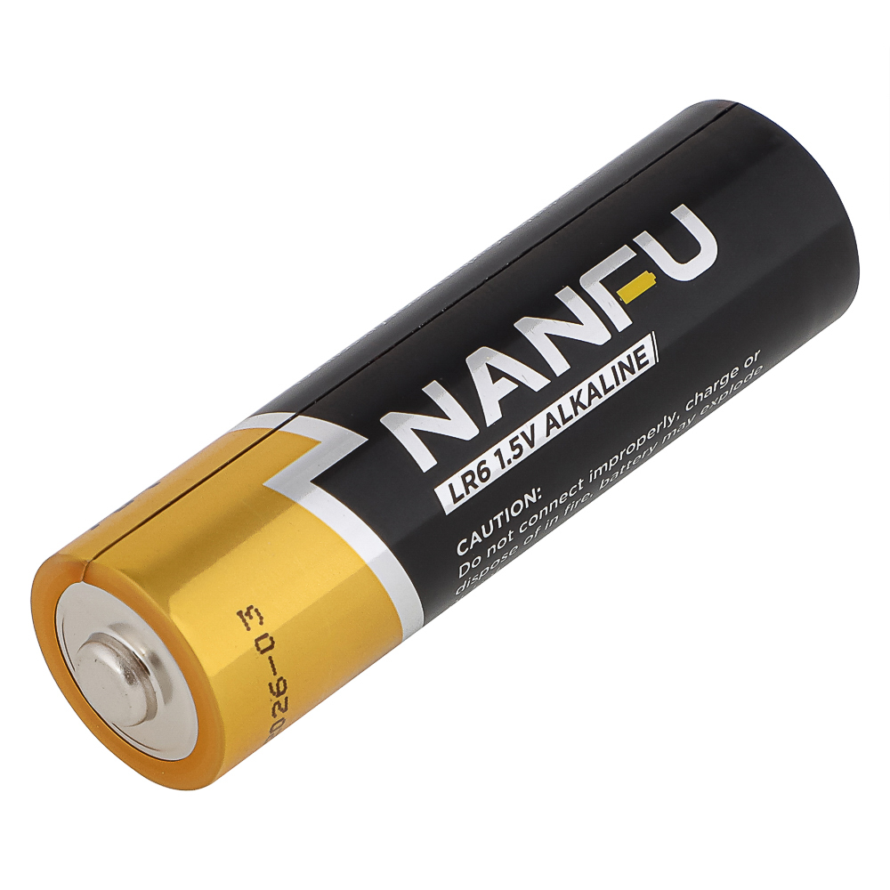Батарейки AA Nanfu (LR6) 6шт в блистере, щелочные 1.5В, высокой ёмкости, арт.№ 917-140