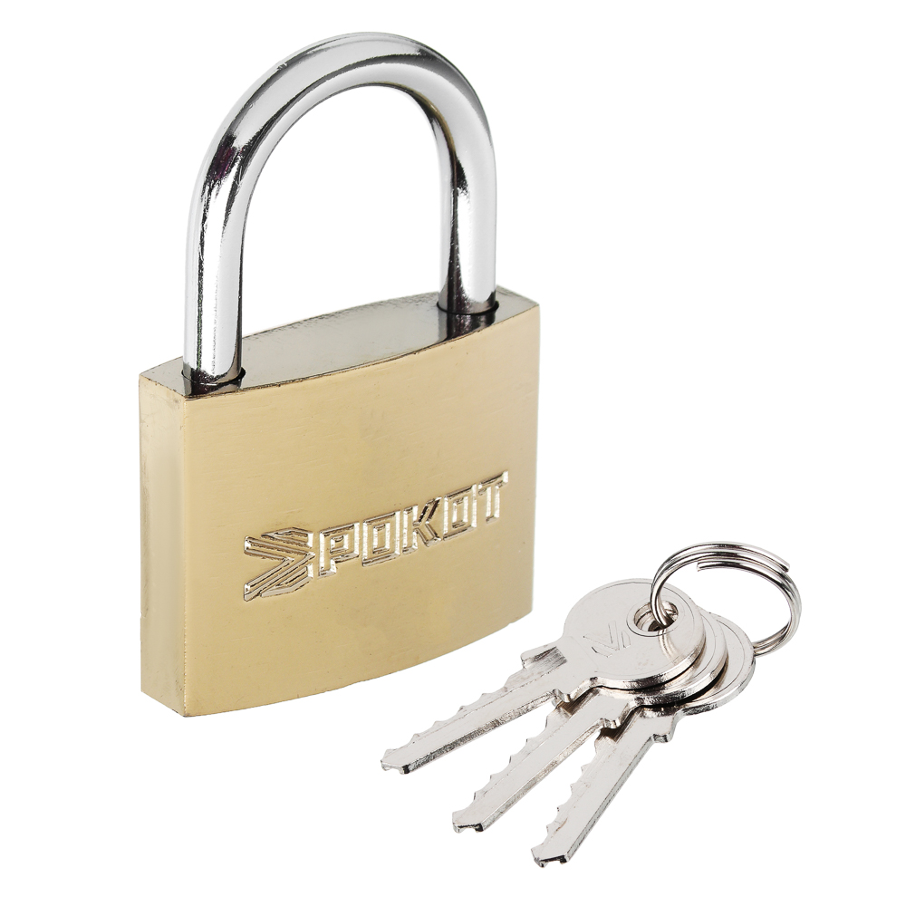 РОКОТ Замок навесной "Золото" 50мм, арт.№ 673-005