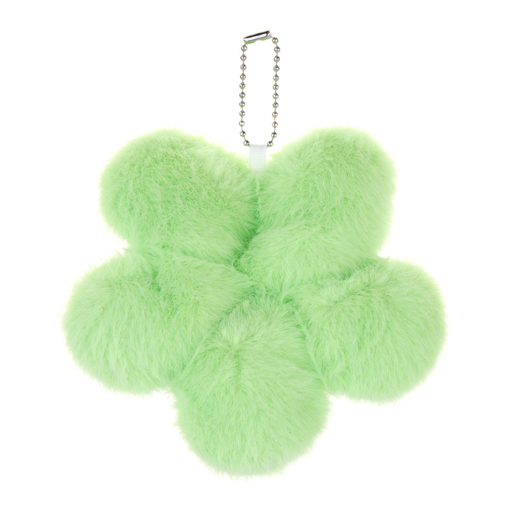 ИГРОЛЕНД Брелок мягкий "Панда на цветочке" с подвесом, 12 см, полиэстер, 4 цвета, арт.№ 264-460