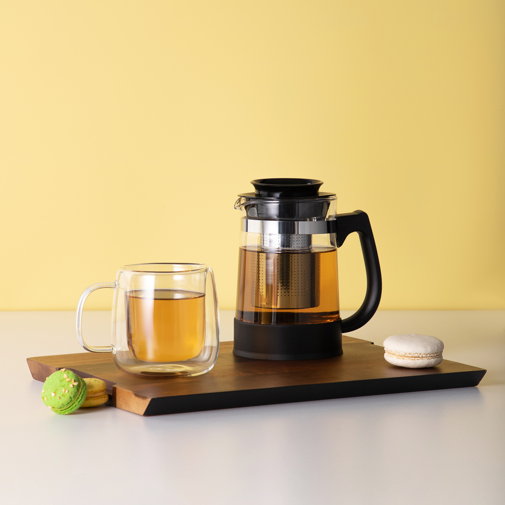 SATOSHI Валори Чайник заварочный 1 л, пластик, нержавеющая сталь, арт.№ 850-249