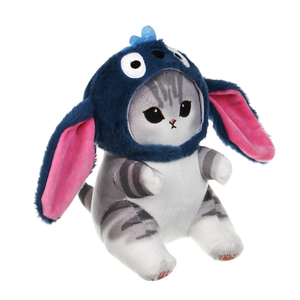 Игрушка мягкая "Котя" в костюмчике, полиэстер, ИГРОЛЕНД, 3+, 1811-02, арт.№ 264-541