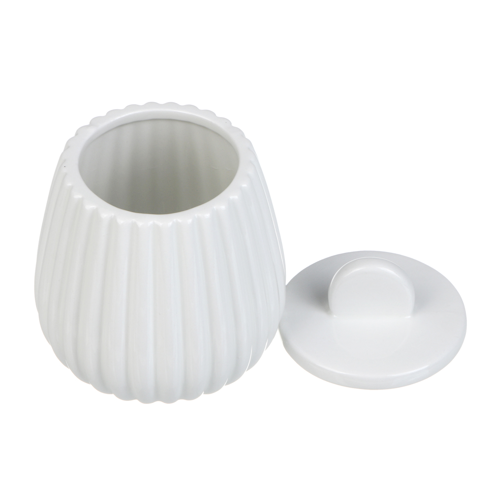 Шкатулка для украшений с крышкой, 8,5x8,5x11 см, доломит, арт.№ 504-962