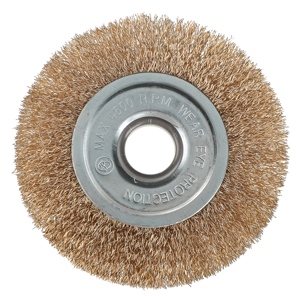 ЕРМАК Щетка металл. для УШМ 125мм/22мм, плоская, арт.№ 656-055