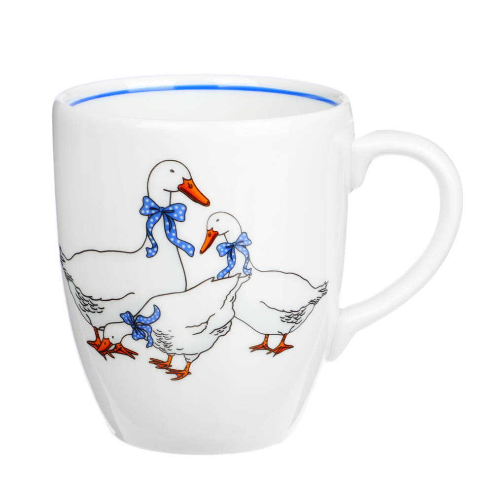Кружка 300мл Гуси, фарфор, арт.№ 814-173
