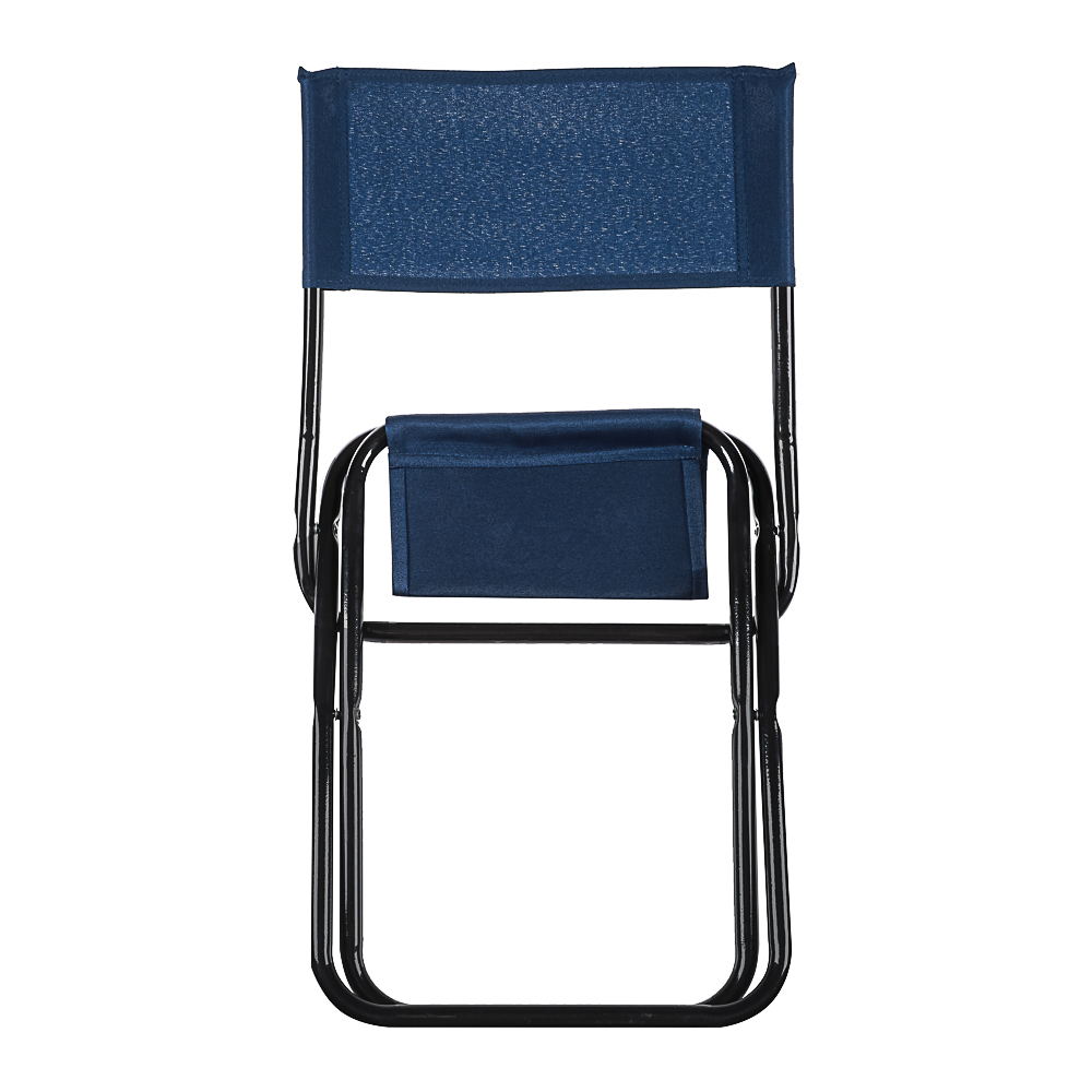 Стул туристический тм РУССО ТУРИСТО, складной со спинкой, до 90кг, 32х34х58см, труба сталь 16х1мм, арт.№ 121-067