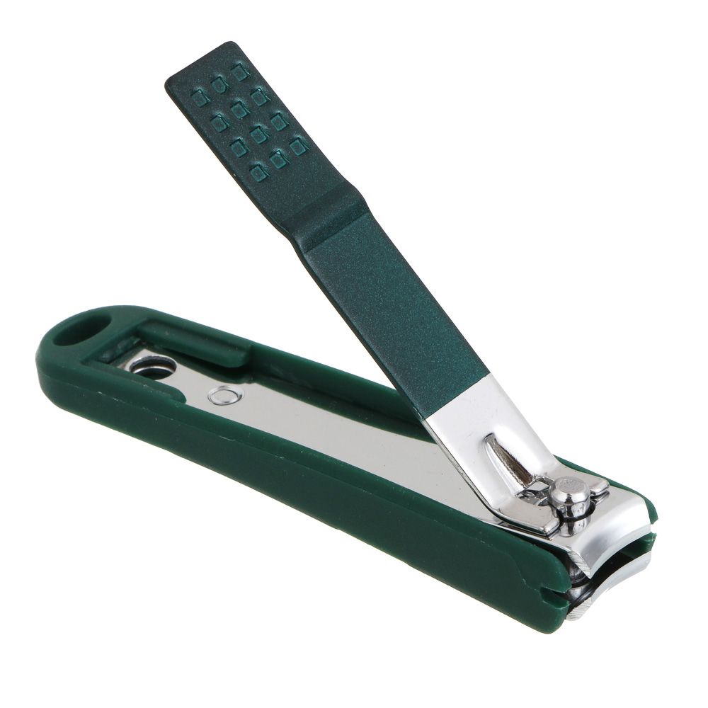 Набор маникюрный из трех книпсеров и пилки в футляре тм ЮНИLOOK, сталь, пластик, арт.№ 305-473