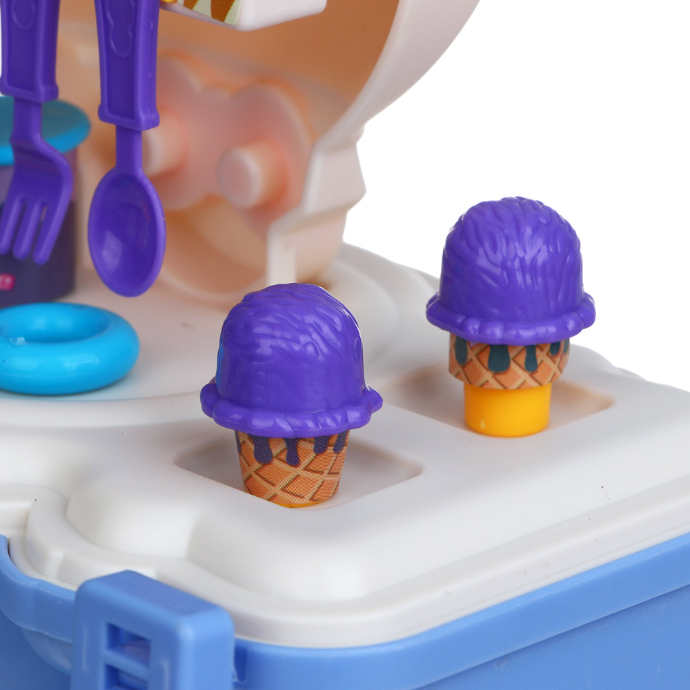 ИГРОЛЕНД Набор игровой, кухня в чемоданчике, PP, 9,6х7,5х13 см 2 дизайна, арт.№ 294-203