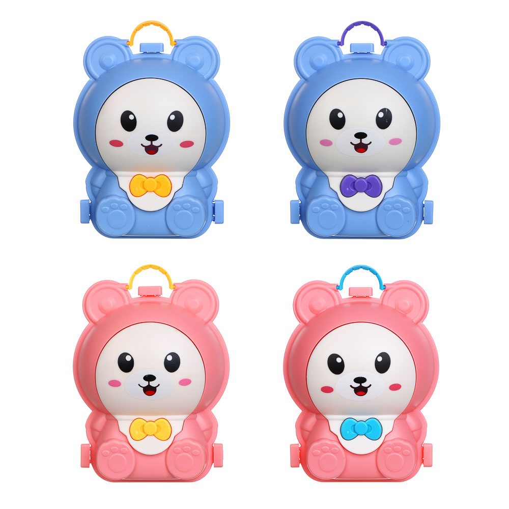 ИГРОЛЕНД Набор игровой, кухня в чемоданчике, PP, 9,6х7,5х13 см 2 дизайна, арт.№ 294-203