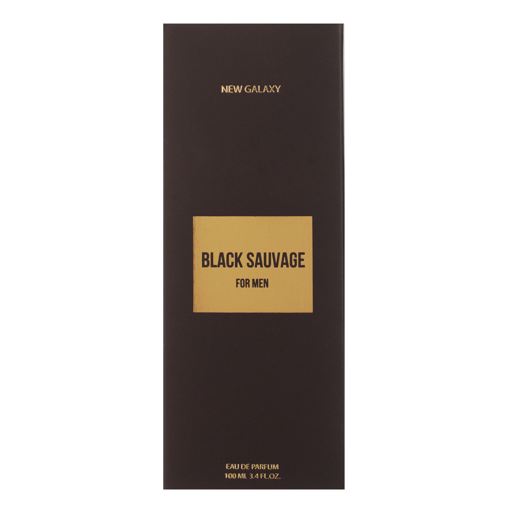 NEW GALAXY Парфюмерная вода мужская Black Sauvage, 100 мл, арт.№ 313-337