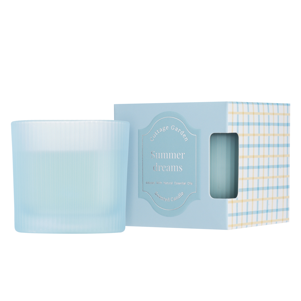 Свеча ароматизированная тм NEW GALAXY Cottage garden 90г,Wild Honey, Summer Dreams, Cherry Blossom, арт.№ 778-318