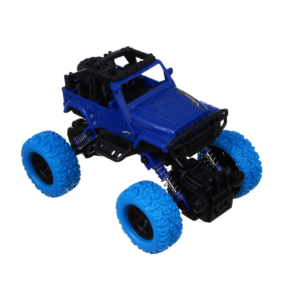 ИГРОЛЕНД Машина "Пустынный багги", инерция, колеса на пружинах, PP, TPR, 14х10х10 см, 4 дизайна, арт.№ 292-445