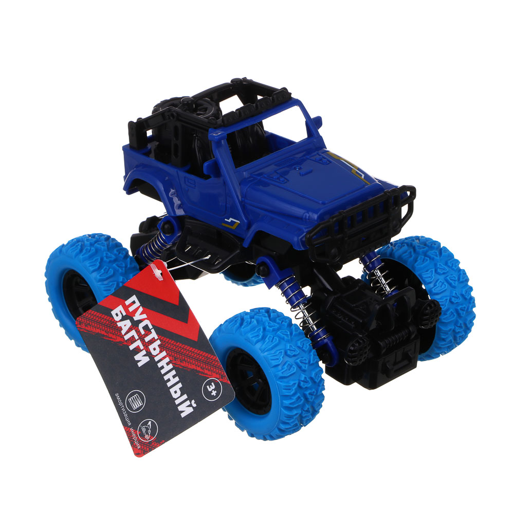 ИГРОЛЕНД Машина "Пустынный багги", инерция, колеса на пружинах, PP, TPR, 14х10х10 см, 4 дизайна, арт.№ 292-445