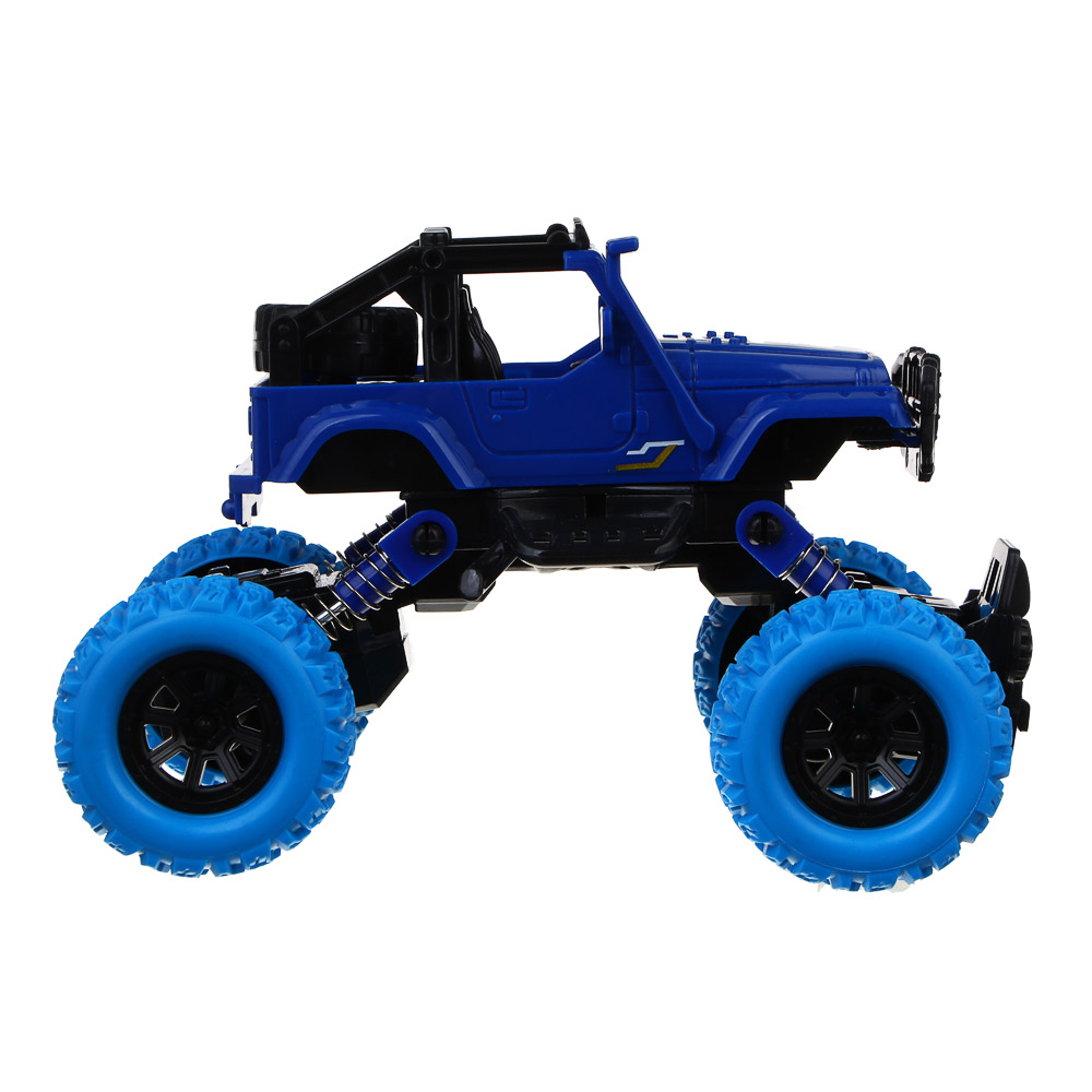 ИГРОЛЕНД Машина "Пустынный багги", инерция, колеса на пружинах, PP, TPR, 14х10х10 см, 4 дизайна, арт.№ 292-445