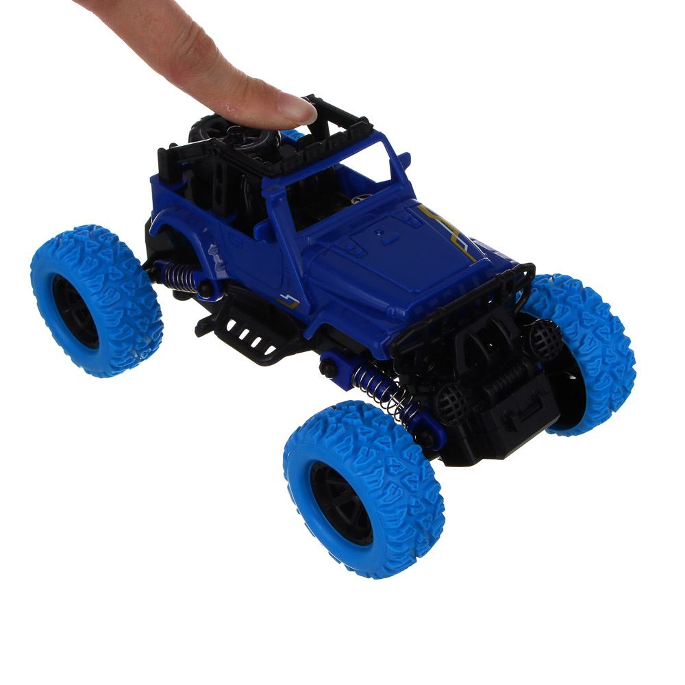 ИГРОЛЕНД Машина "Пустынный багги", инерция, колеса на пружинах, PP, TPR, 14х10х10 см, 4 дизайна, арт.№ 292-445