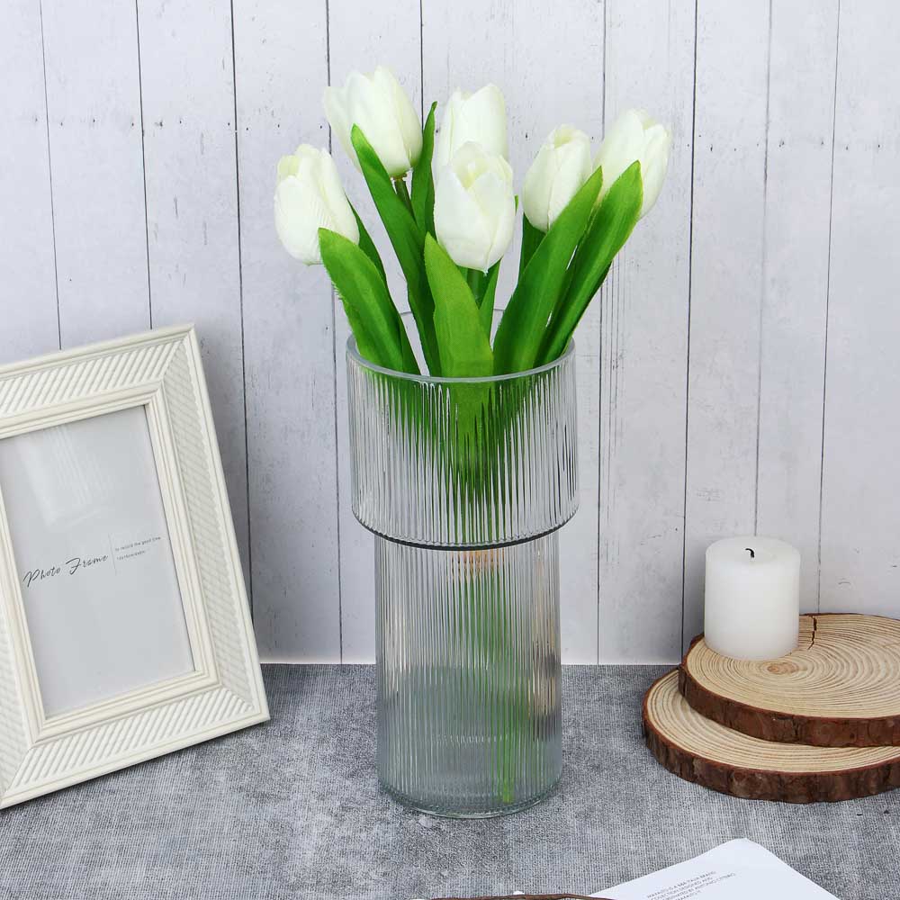Ваза стеклянная, 9х11х23 см, арт.№ 502-216