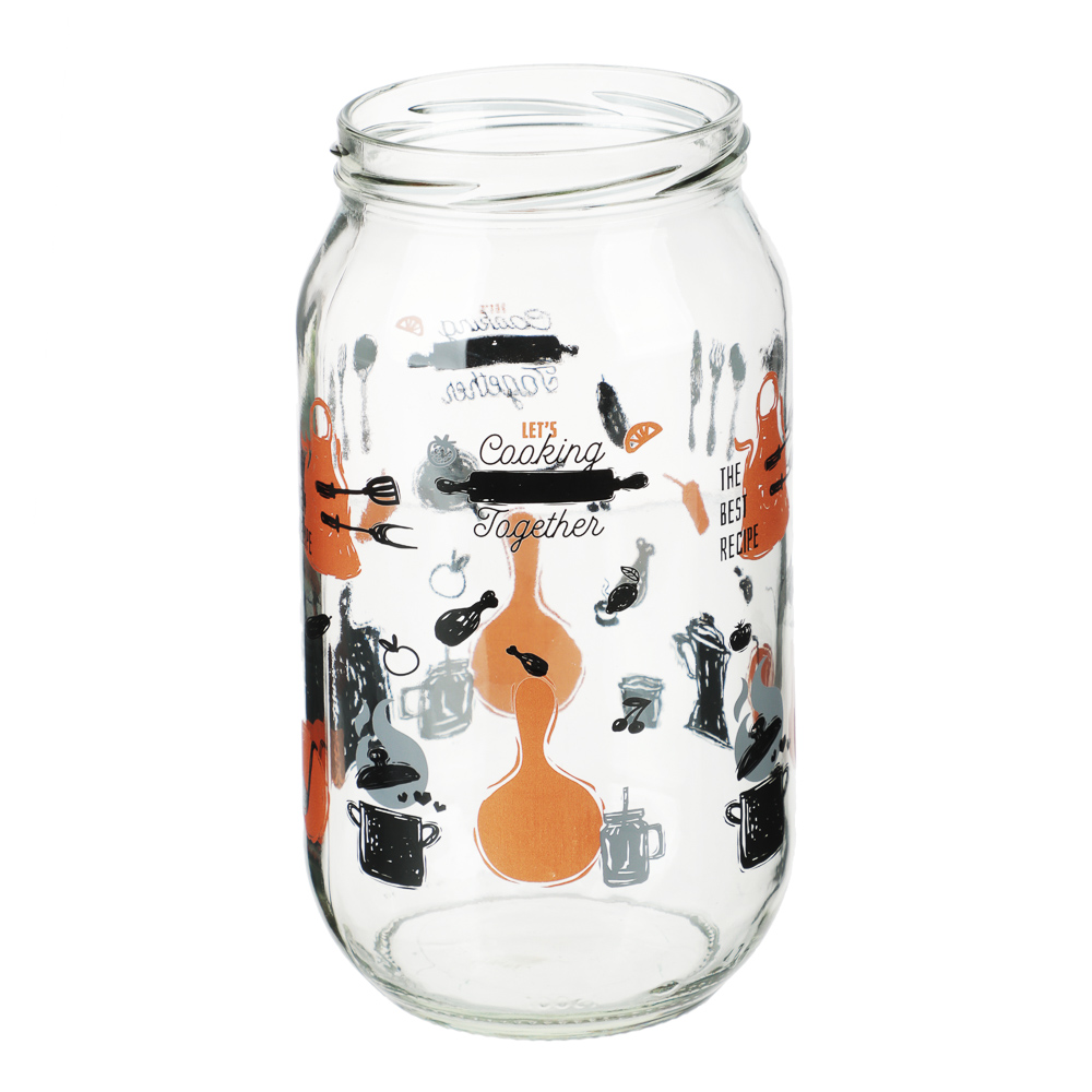 HEREVIN Китчен Банка для сыпучих продуктов, стекло, 1000мл, 171541-861, арт.№ 828-290