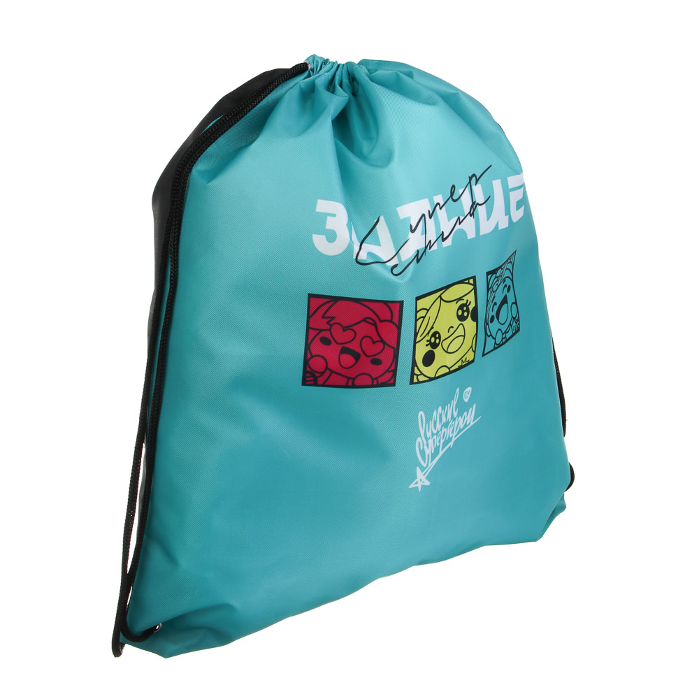 Мешок д/смен. обуви на завяз. BY Русские Супергерои "Яркий День" 40x47см, плот.полиэстер, 2 диз., арт.№ 801-119