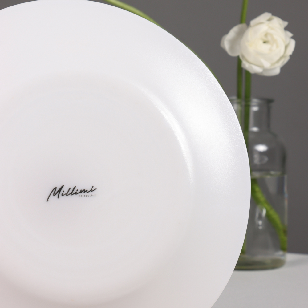 MILLIMI Белана Тарелка подстановочная, опаловое стекло, 25,5см, арт.№ 818-057