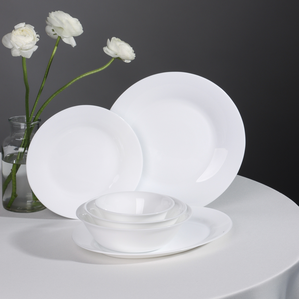 MILLIMI Белана Салатник, опаловое стекло, 19см, арт.№ 818-062