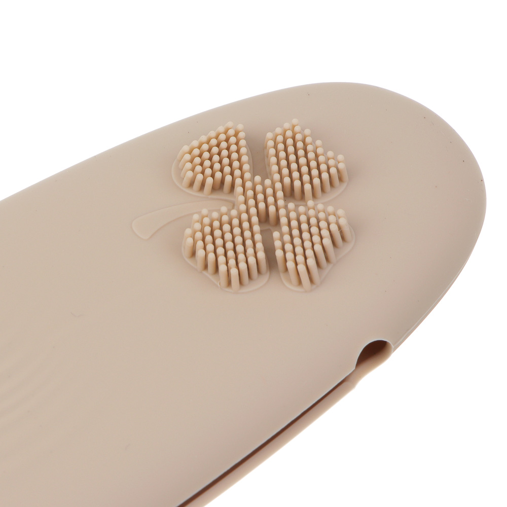 ЮНИLOOK Футляр для косметических кистей и карандашей, 20х5,5см, силикон, бежевый, МП-2, арт.№ 357-351