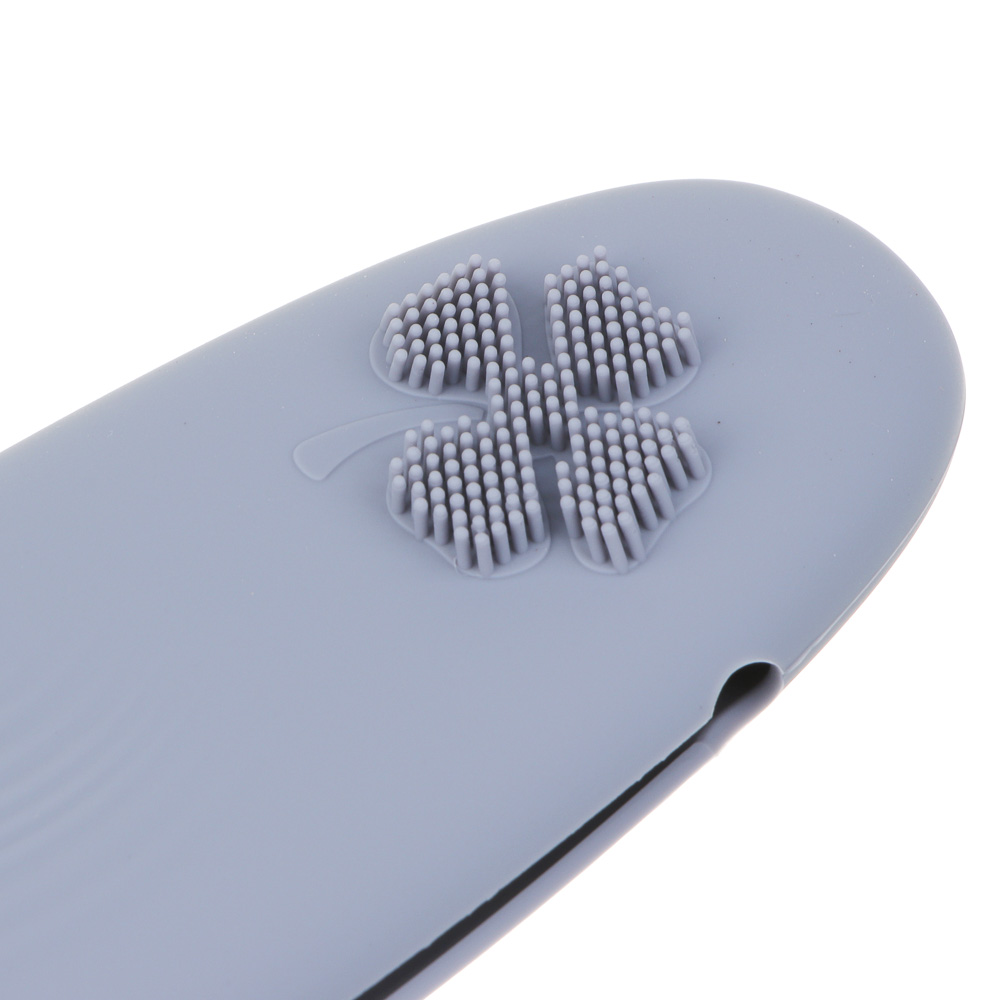 ЮНИLOOK Футляр для косметических кистей и карандашей, 20х5,5см, силикон, серый, МП-3, арт.№ 357-352