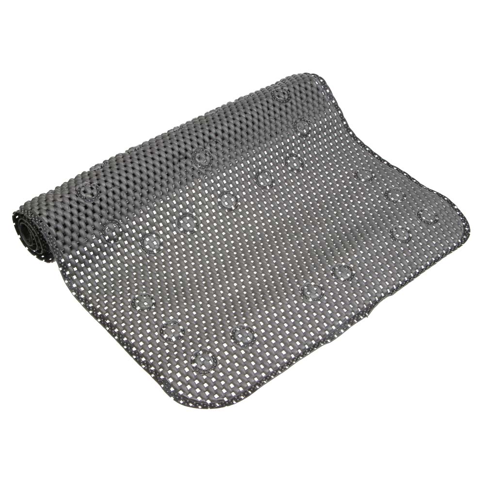 Коврик противоскользящий тм VETTA Lense, 91x43см, ПВХ 100%, серый, арт.№ 403-110