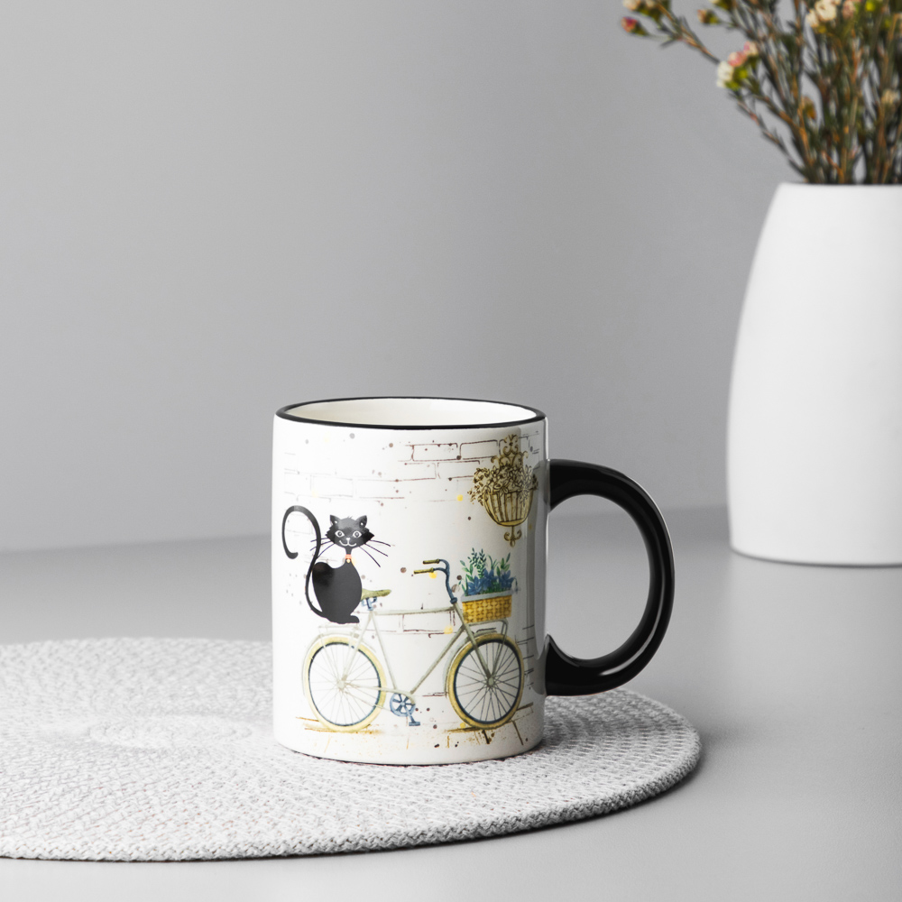 MILLIMI Котейка Кружка, 300мл, керамика, арт.№ 824-127