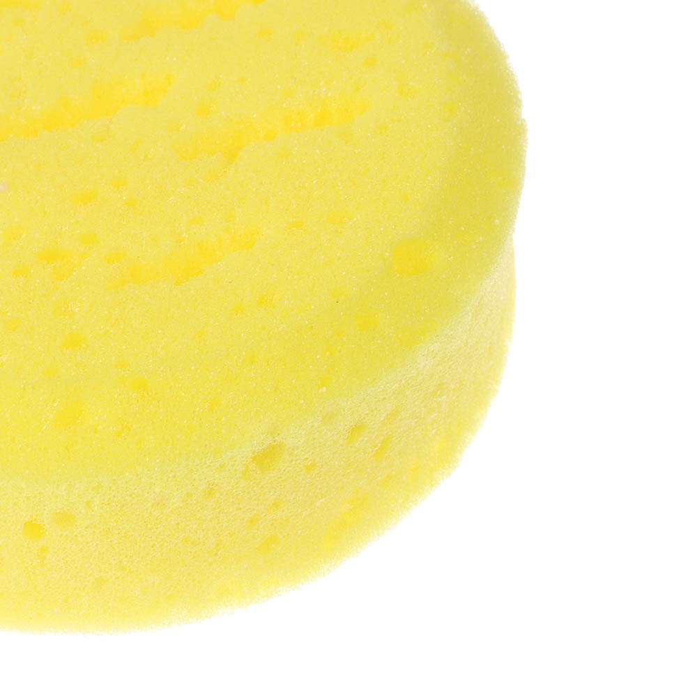 ЮL Мочалка-губка поролоновая крупнопористая с подвесом, полиуретан, 13,5х5см, 3 цвета, арт.№ 361-108