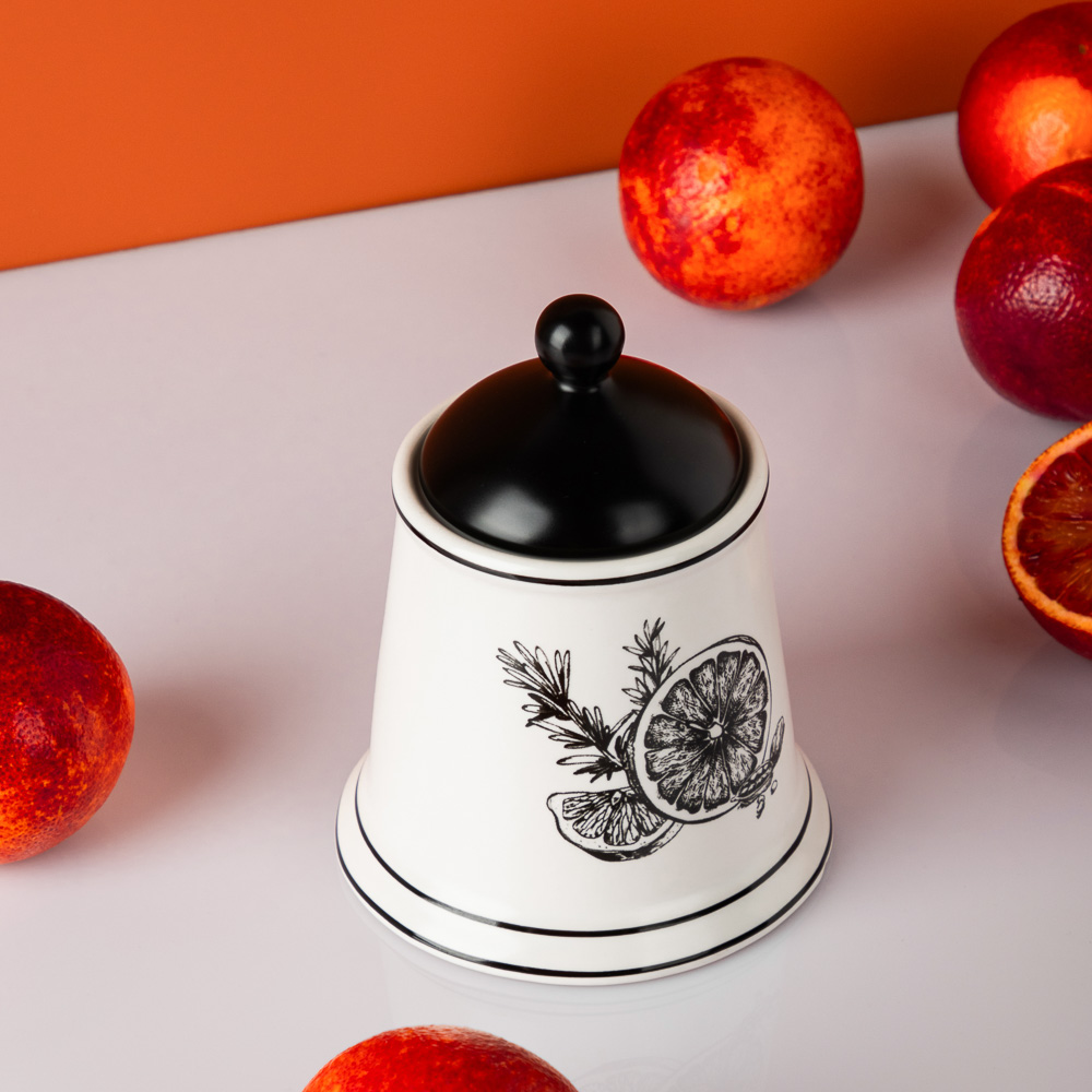 MILLIMI Китчен Сахарница, 300мл, 10х12,5см, керамика, арт.№ 824-187