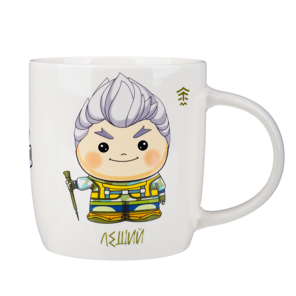 BY Русские Супергерои Леший Кружка 360мл, фарфор, подарочная упаковка, арт.№ 806-574