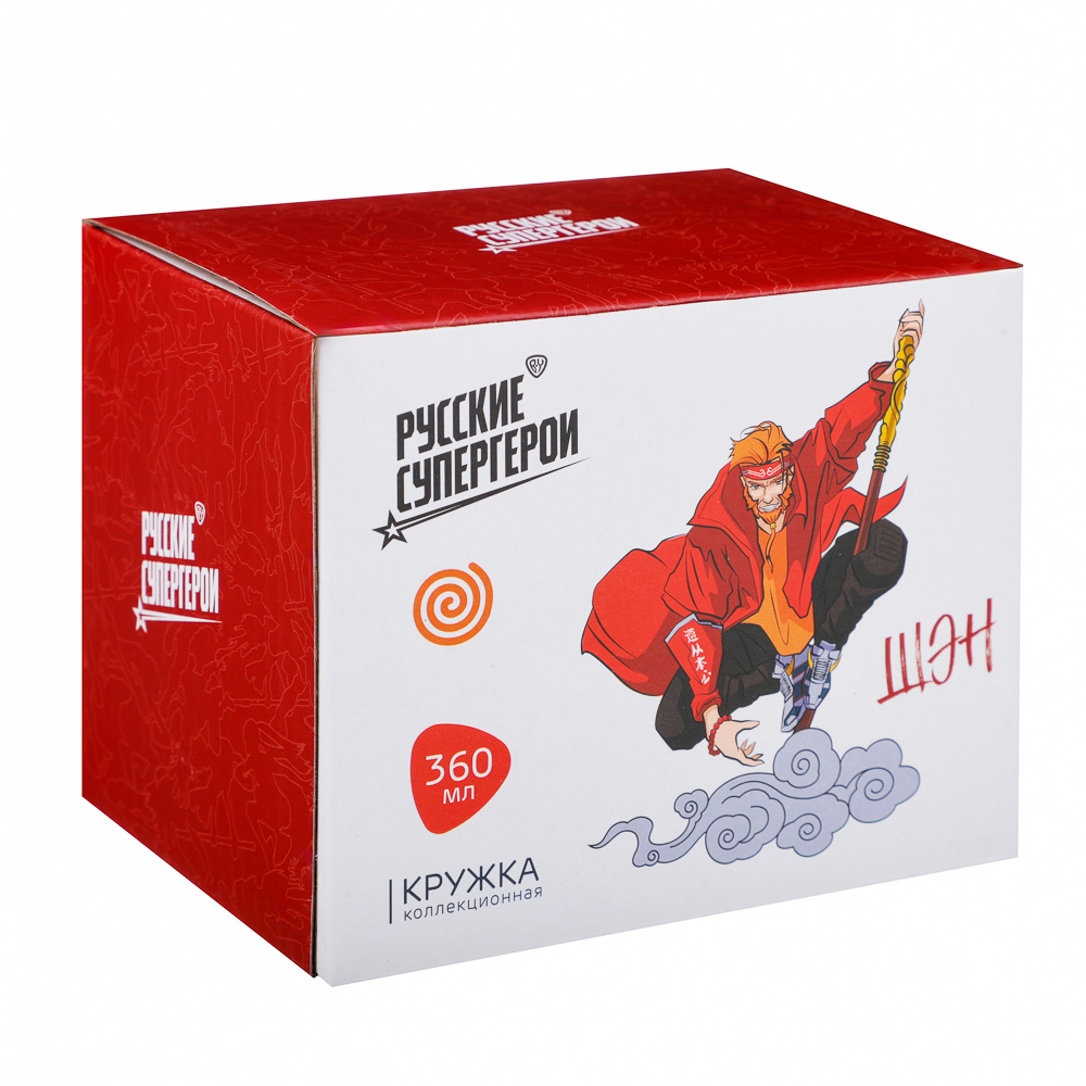 BY Русские Супергерои Шэн Кружка 360мл, фарфор, подар. упаковка, арт.№ 806-575