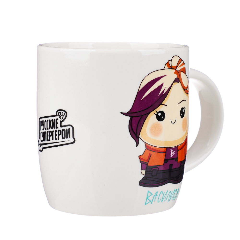 BY Русские Супергерои Василиса Кружка 360мл, фарфор, подарочная упаковка, арт.№ 806-579