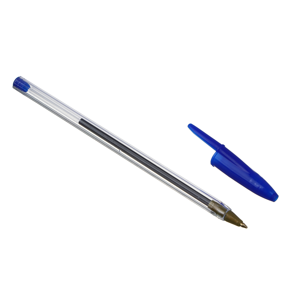 Набор ручек шариковых 8 штук, синие, наконечник 1,0 мм, арт.№ 627-162