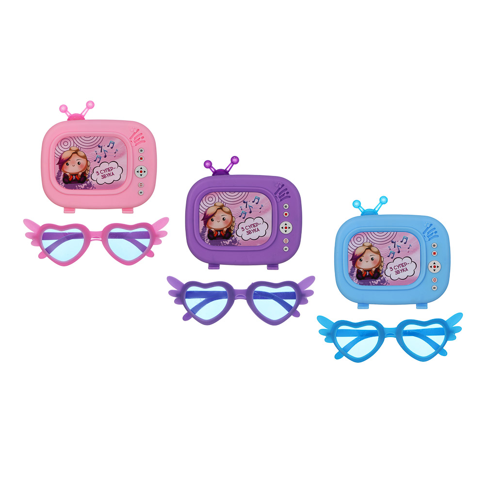 BY Русские Супергерои Игровой центр "TV", свет, звук, РР, 2хАА, 17х3х24 см, арт.№ 272-911