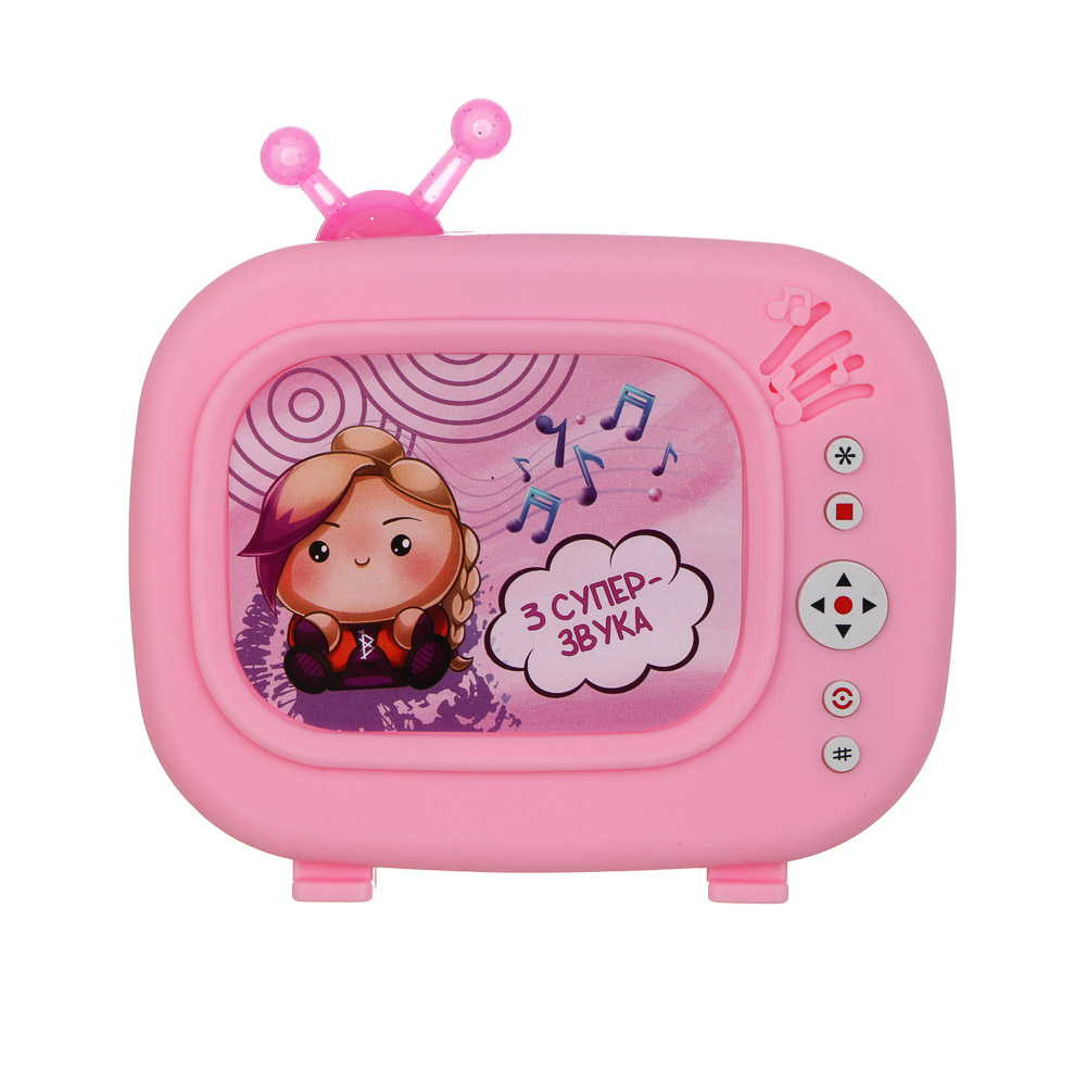 BY Русские Супергерои Игровой центр "TV", свет, звук, РР, 2хАА, 17х3х24 см, арт.№ 272-911
