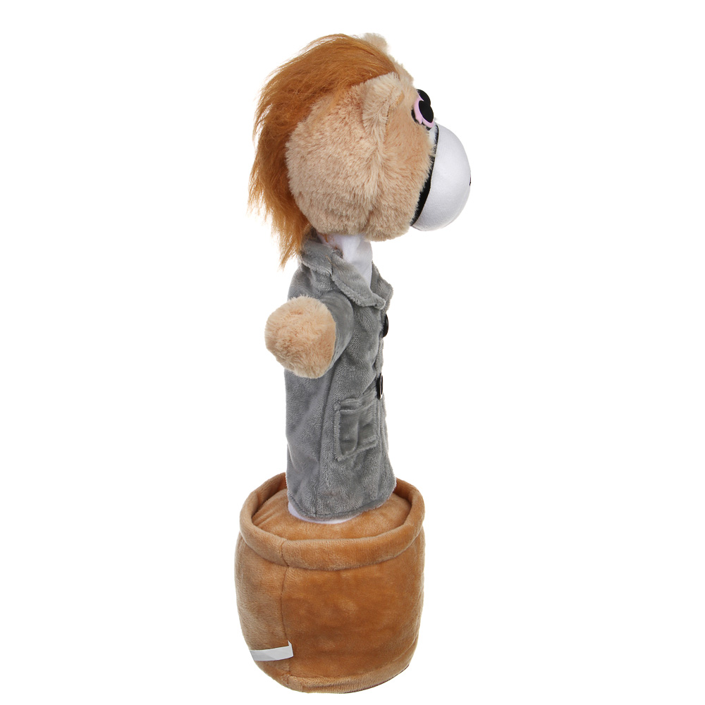 ИГРОЛЕНД Игрушка музыкальная повторюшка "Конь в пальто", звук, пласт., полиэстер, 3хАА, 32см, арт.№ 264-922