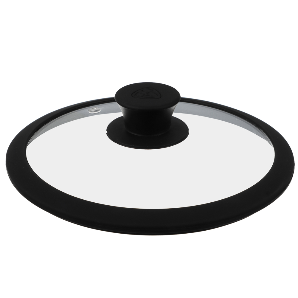 SATOSHI Крышка стекло/силикон с ручкой, 20см, арт.№ 848-066