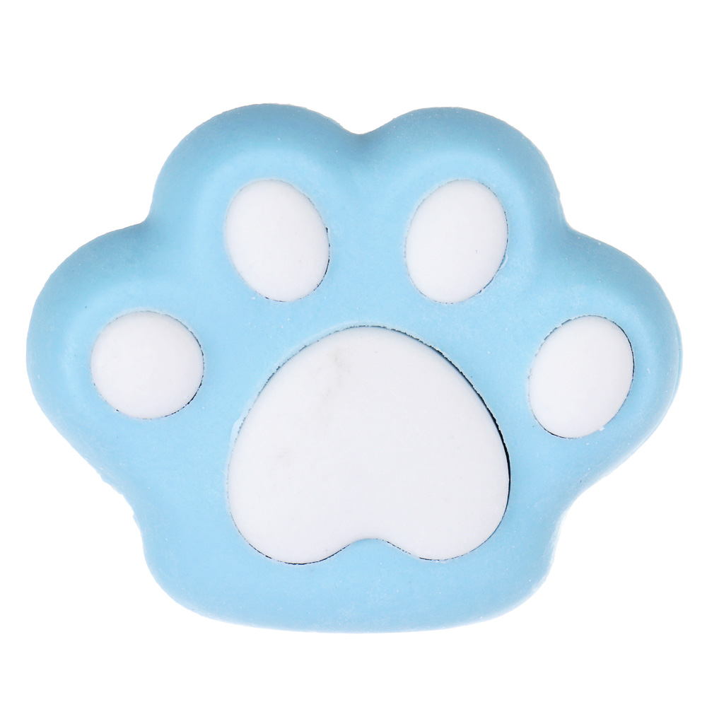 Ластик фигурный в форме лапки, 3х3,5х1,5см, ТПР, 4 дизайна, арт.№ 607-072