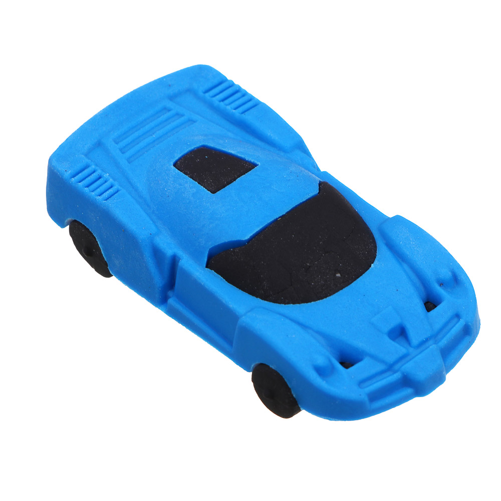 Ластик фигурный в форме машинки, 5,3х2,7х1,1см, ТПР, 4 цвета, арт.№ 607-075