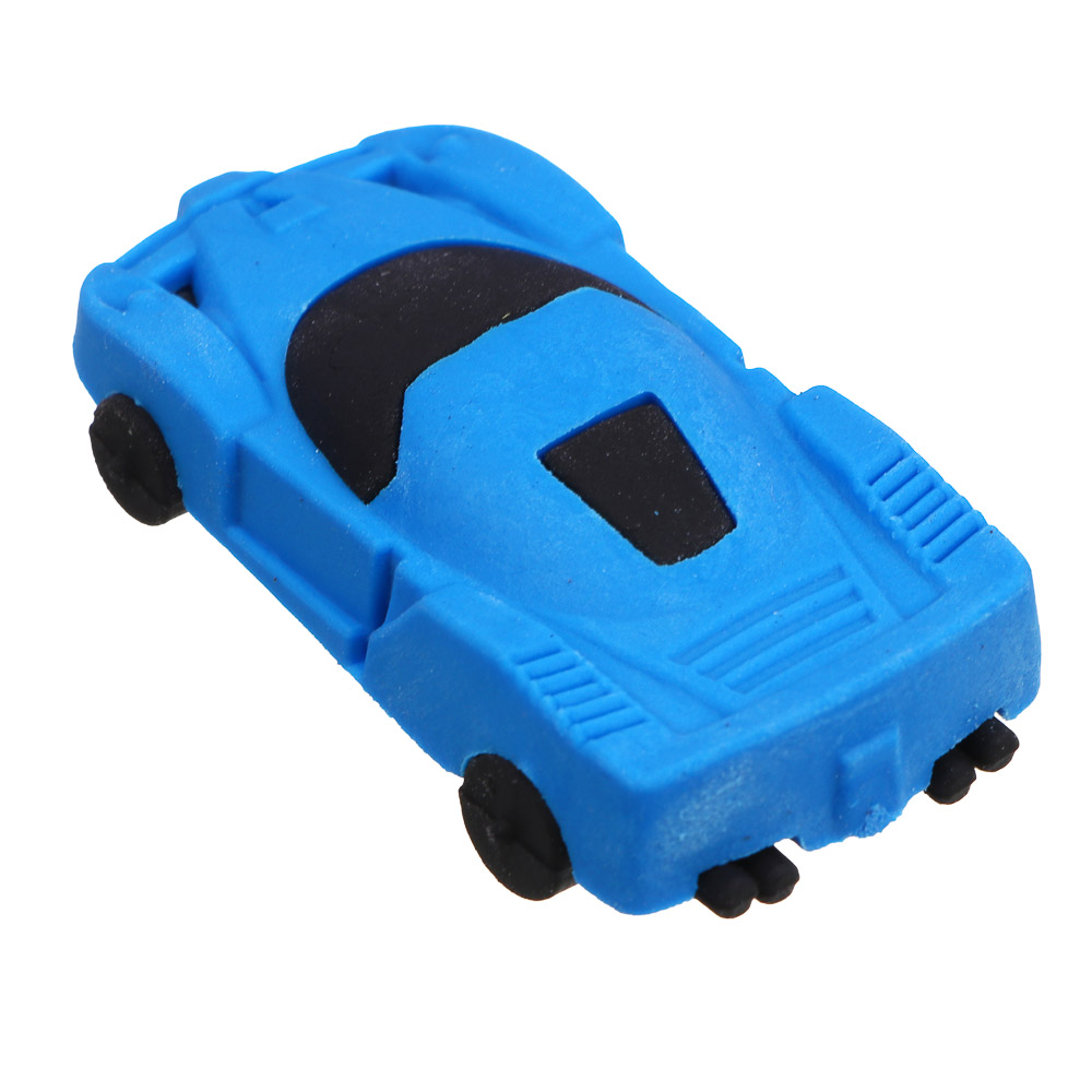 Ластик фигурный в форме машинки, 5,3х2,7х1,1см, ТПР, 4 цвета, арт.№ 607-075