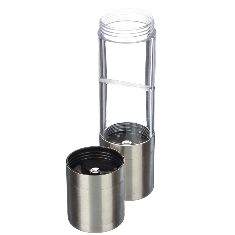 SATOSHI Мельница для специй, 2 в 1, два независимых механизма, 22см, сталь/акрил, арт.№ 827-088