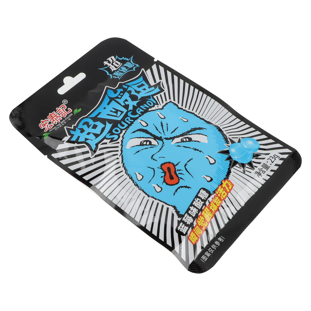 Кислые конфеты HONG TAI KEE, 23 гр, черника, арт.№ 347-458