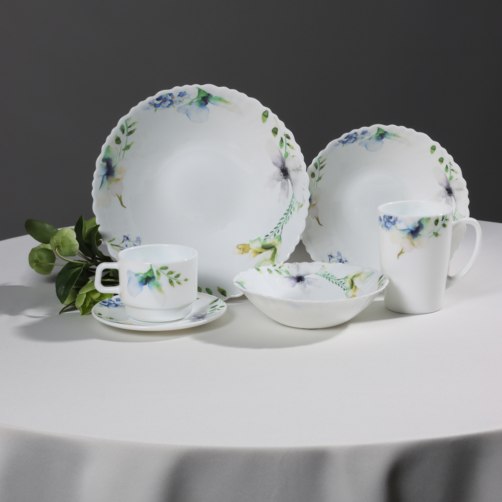 MILLIMI Шабер Салатник, опаловое стекло, 24см, арт.№ 818-868