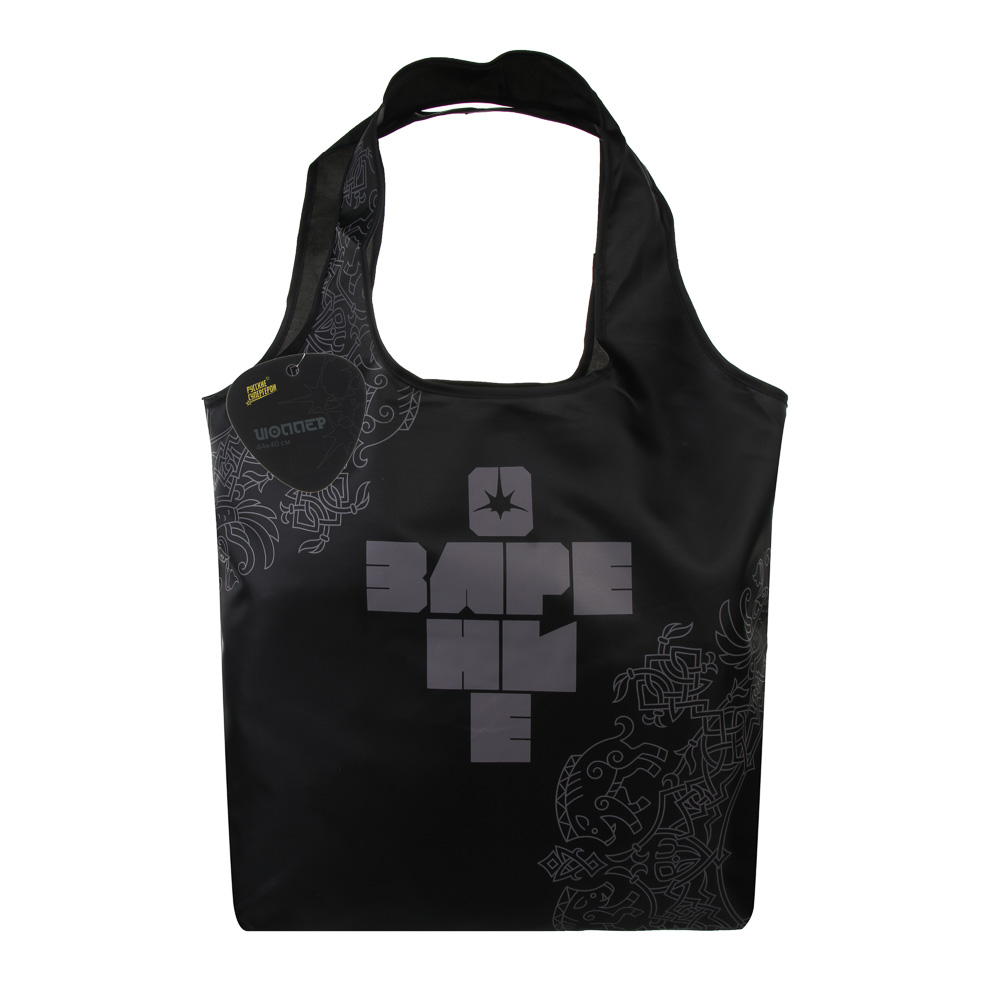 Сумка - шоппер "BY Русские Супергерои" 44х40см, длина ручек 6см., материал нейлон, арт.№ 801-126