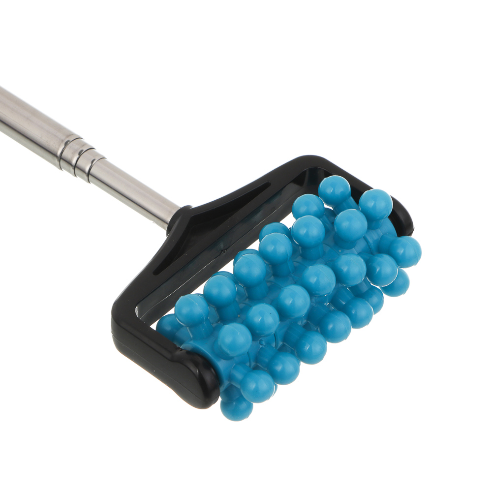 Массажер телескопический для спины тм BY SPORT, 58х7см, пластик, нерж.сталь, арт.№ 192-124