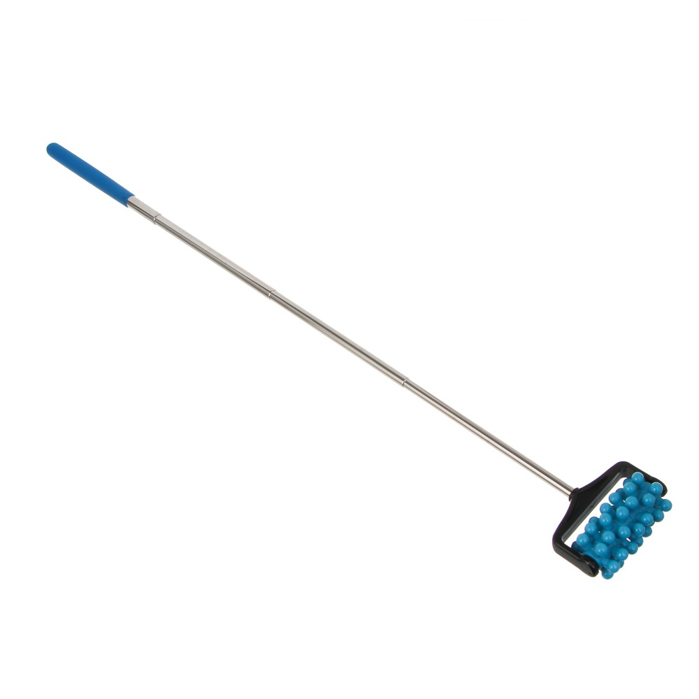 Массажер телескопический для спины тм BY SPORT, 58х7см, пластик, нерж.сталь, арт.№ 192-124