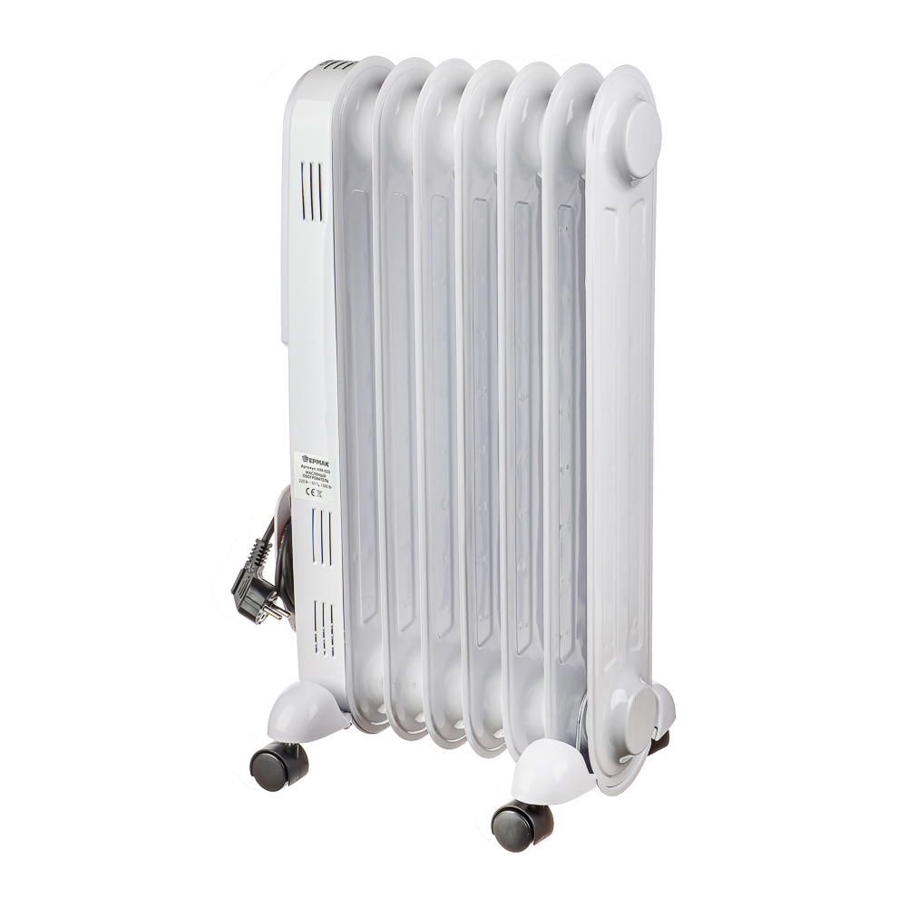 ЕРМАК Обогреватель масляный 1500 Вт (CR401-7), арт.№ 698-023