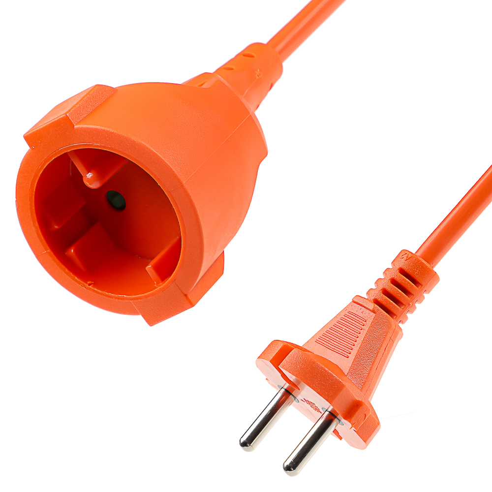 ЕРМАК Удлинитель силовой в мотке, 2х1,5 мм2, длина 30м (маск.нагрузка 16А или 2,2кВт), арт.№ 636-036