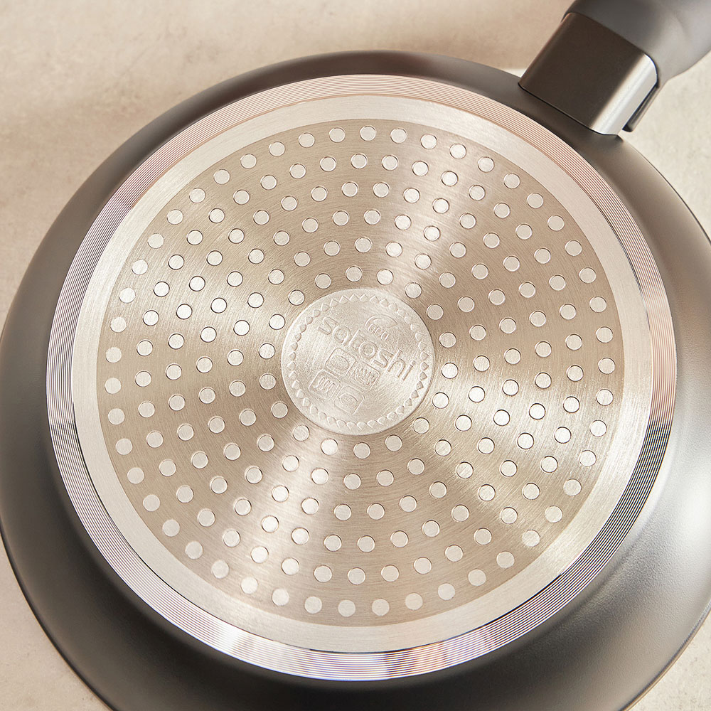 SATOSHI Стоун Сковорода литая d20см, антипригарное покрытие Мрамор, индукция, арт.№ 846-332